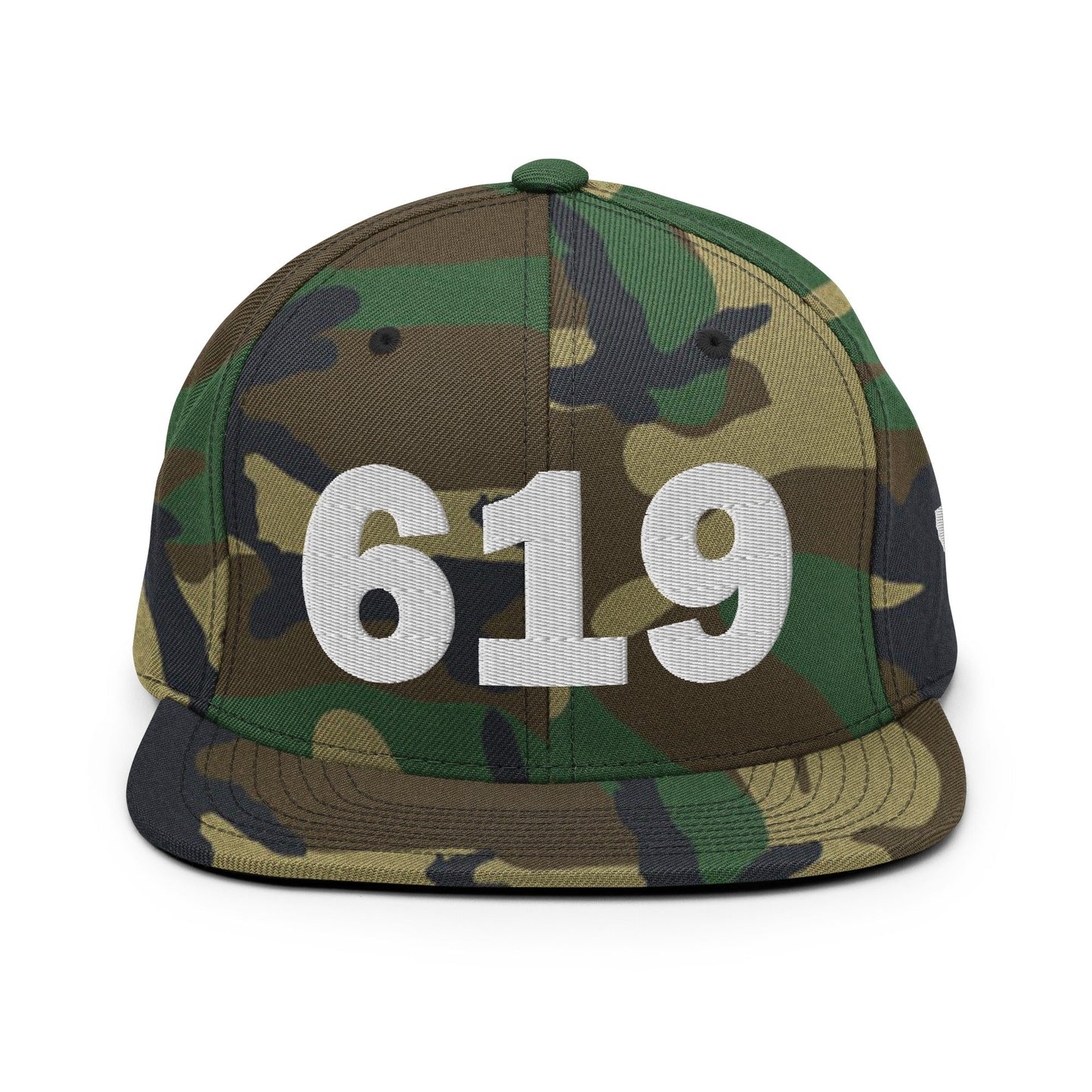619 Area Code Snapback Hat