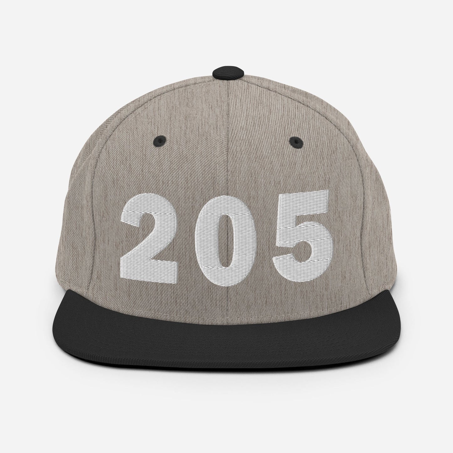 205 Area Code Snapback Hat