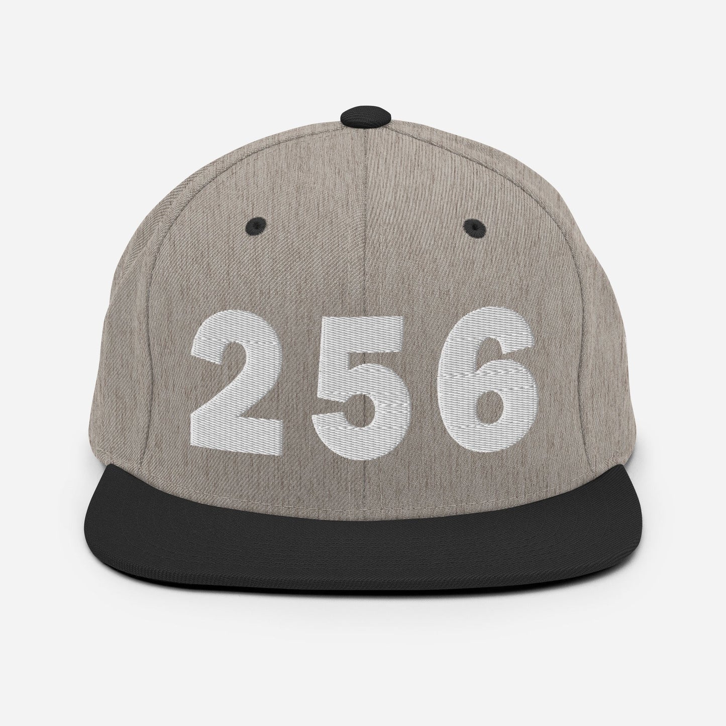 256 Area Code Snapback Hat