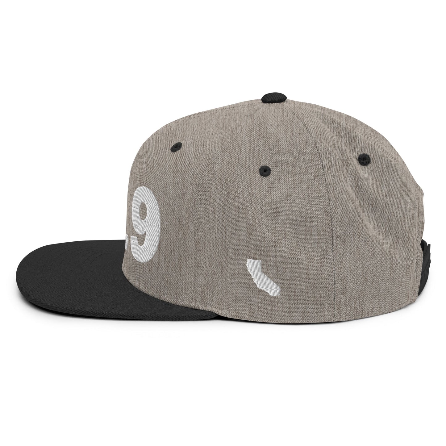 619 Area Code Snapback Hat