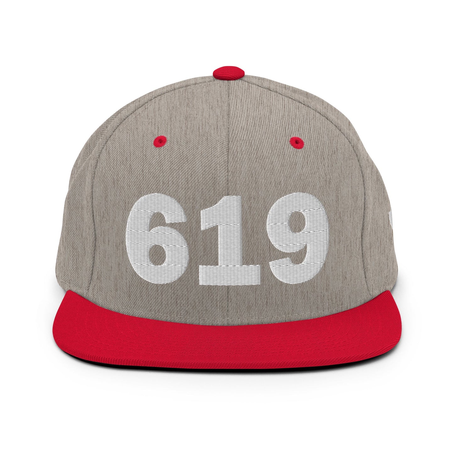 619 Area Code Snapback Hat
