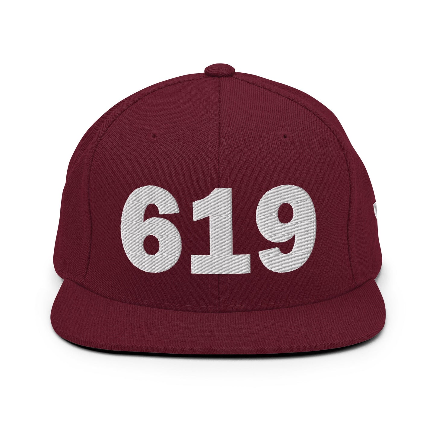 619 Area Code Snapback Hat