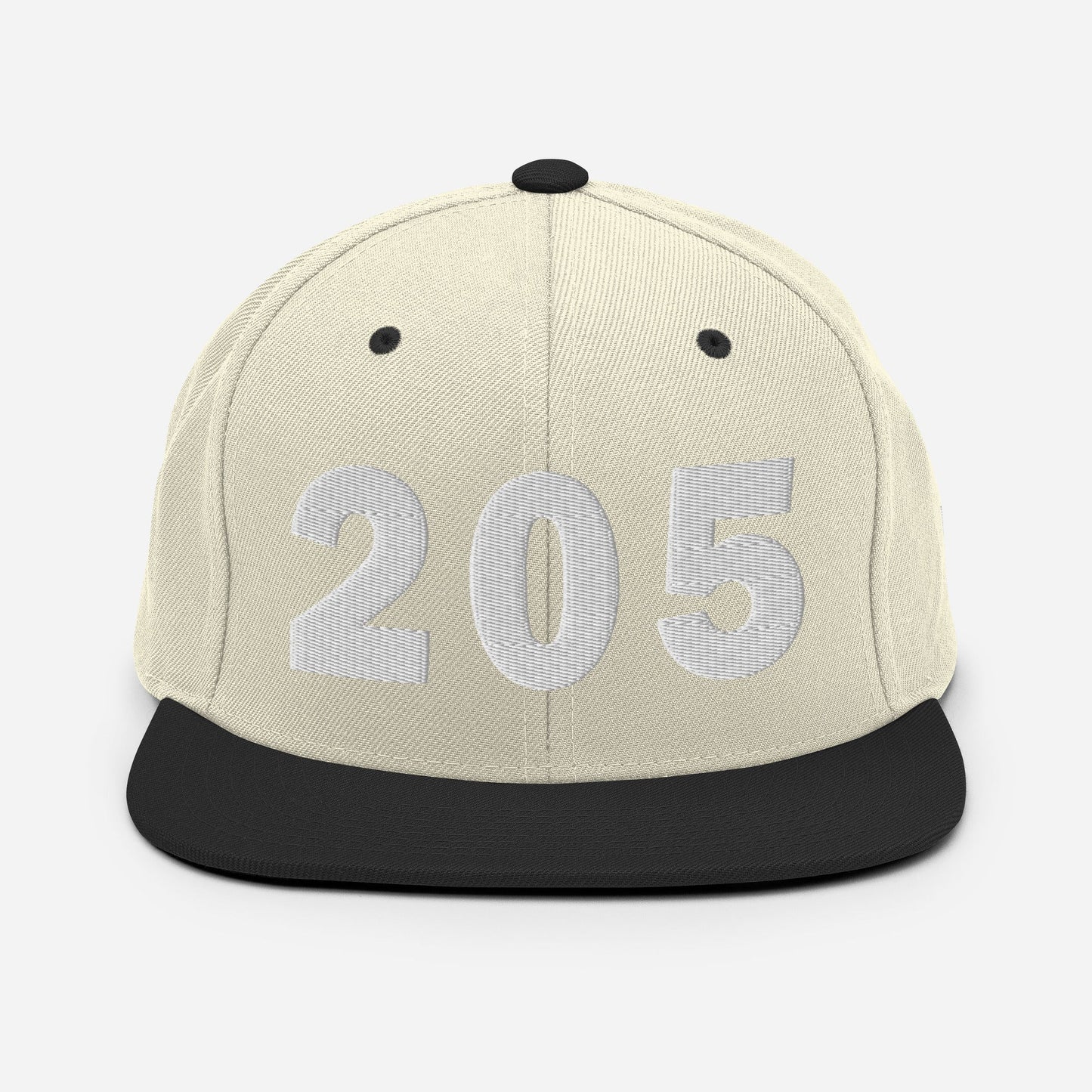 205 Area Code Snapback Hat