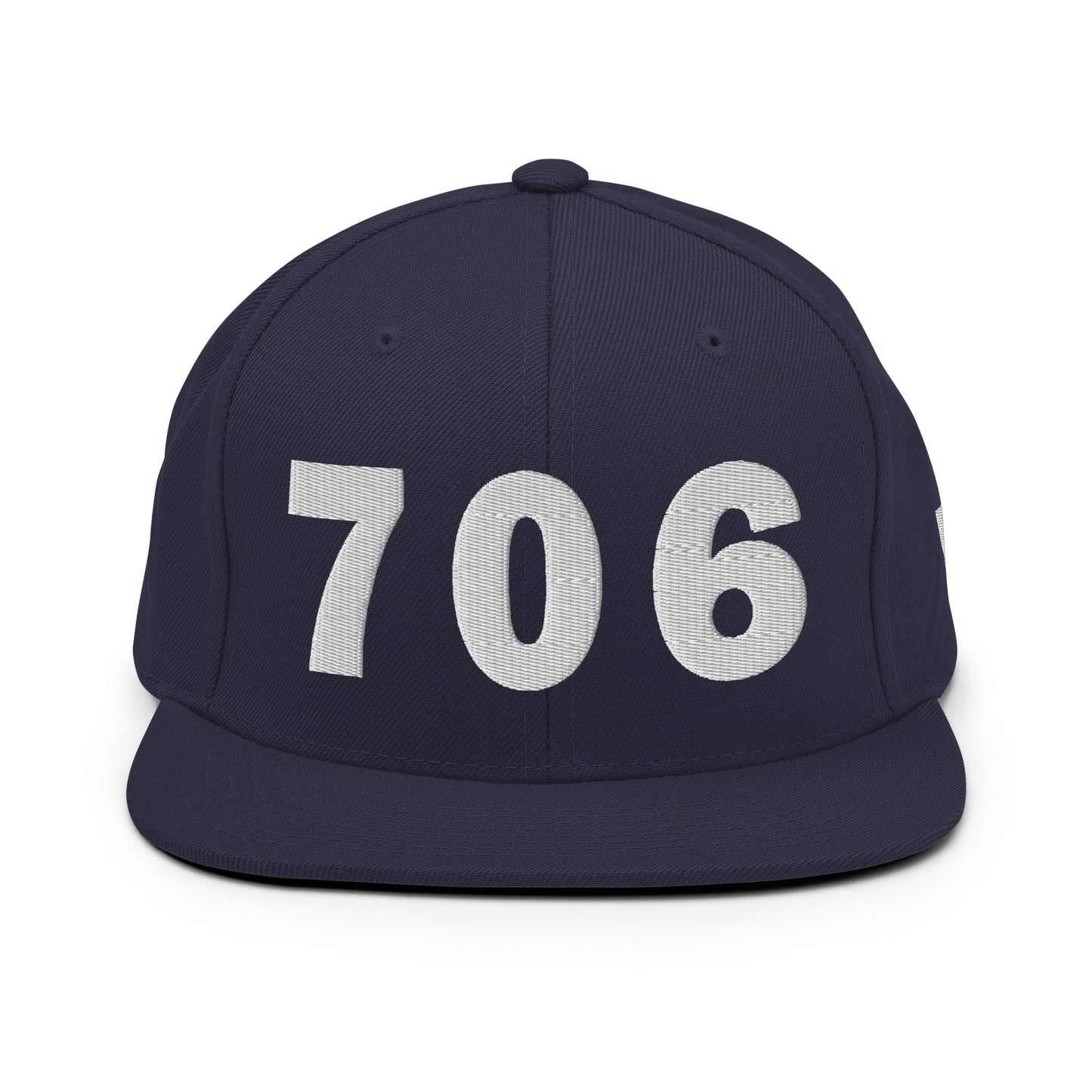 706 Area Code Snapback Hat