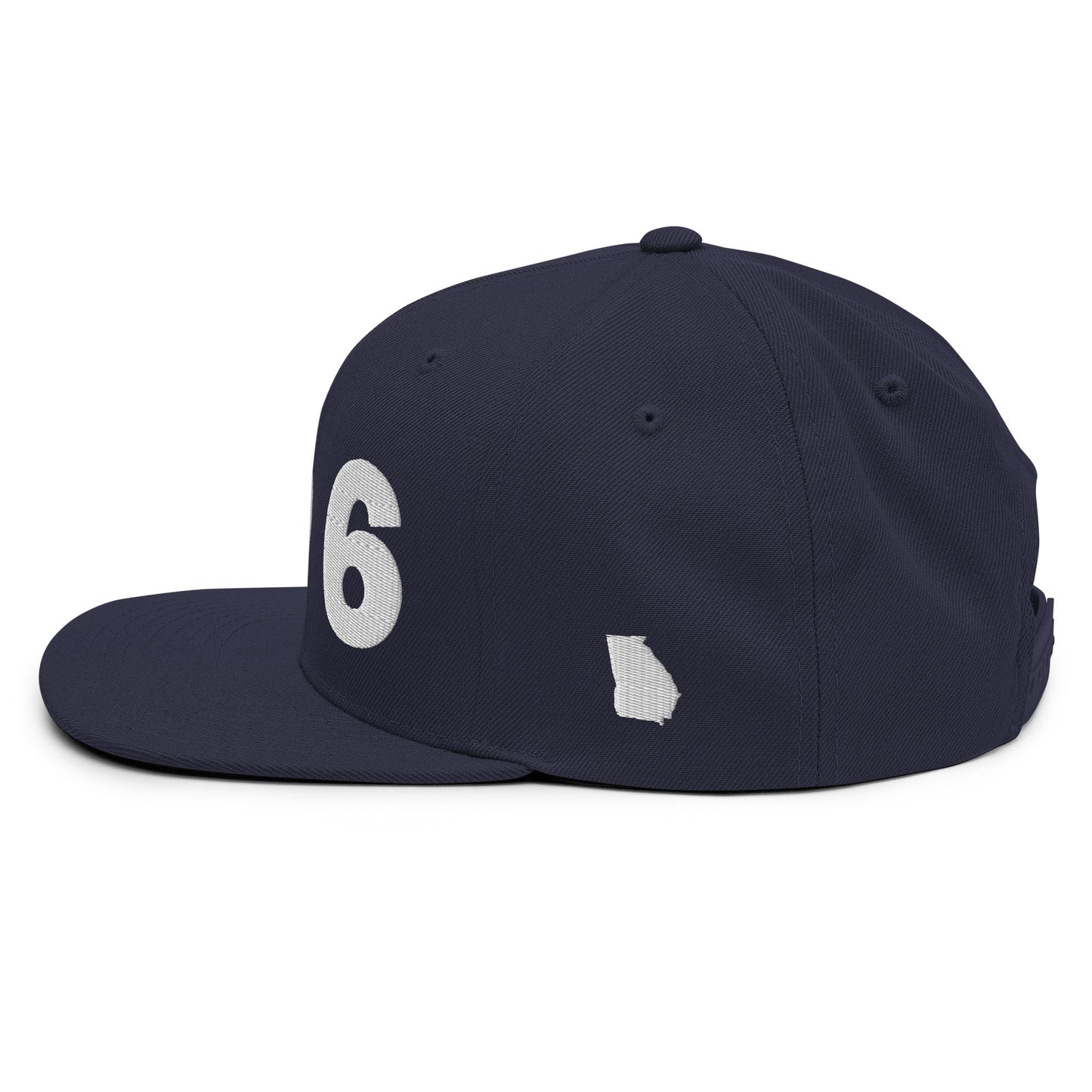 706 Area Code Snapback Hat