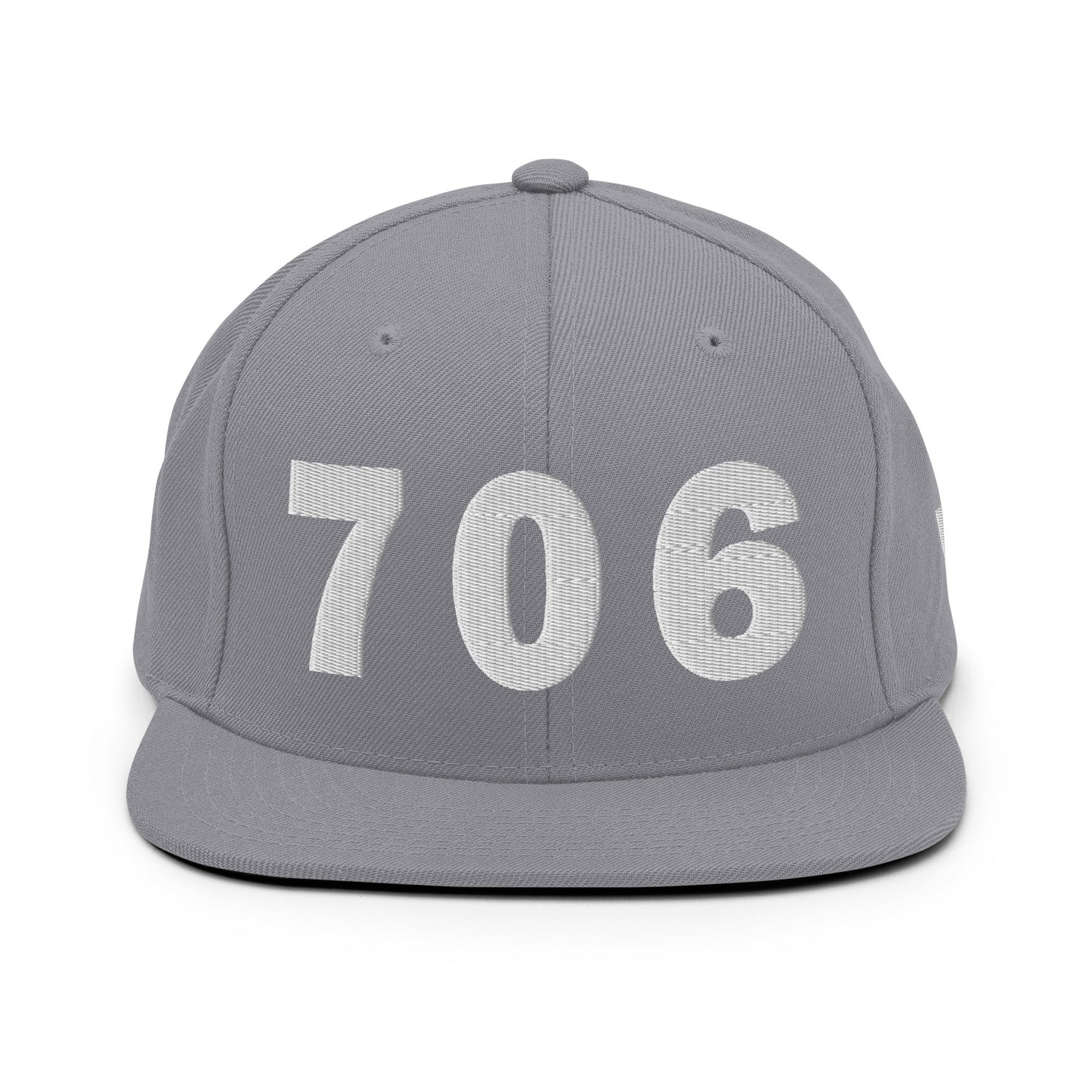 706 Area Code Snapback Hat