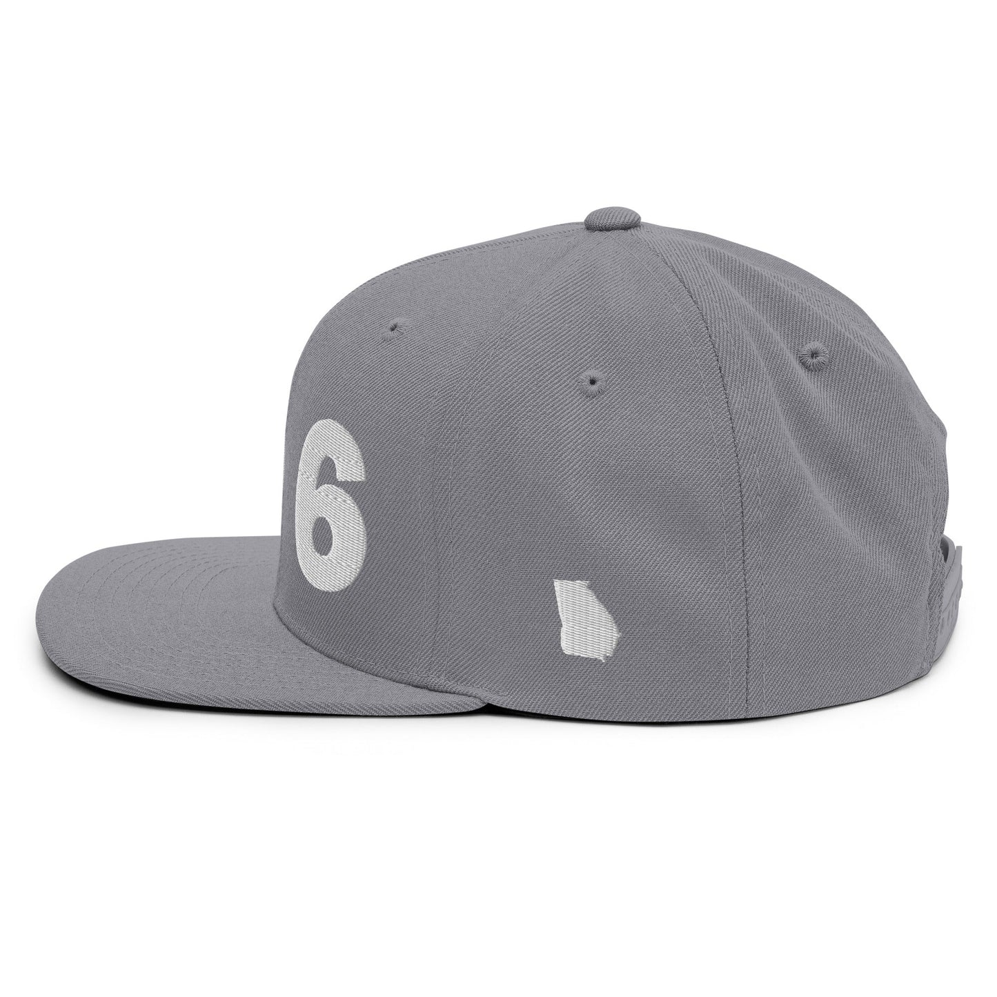 706 Area Code Snapback Hat