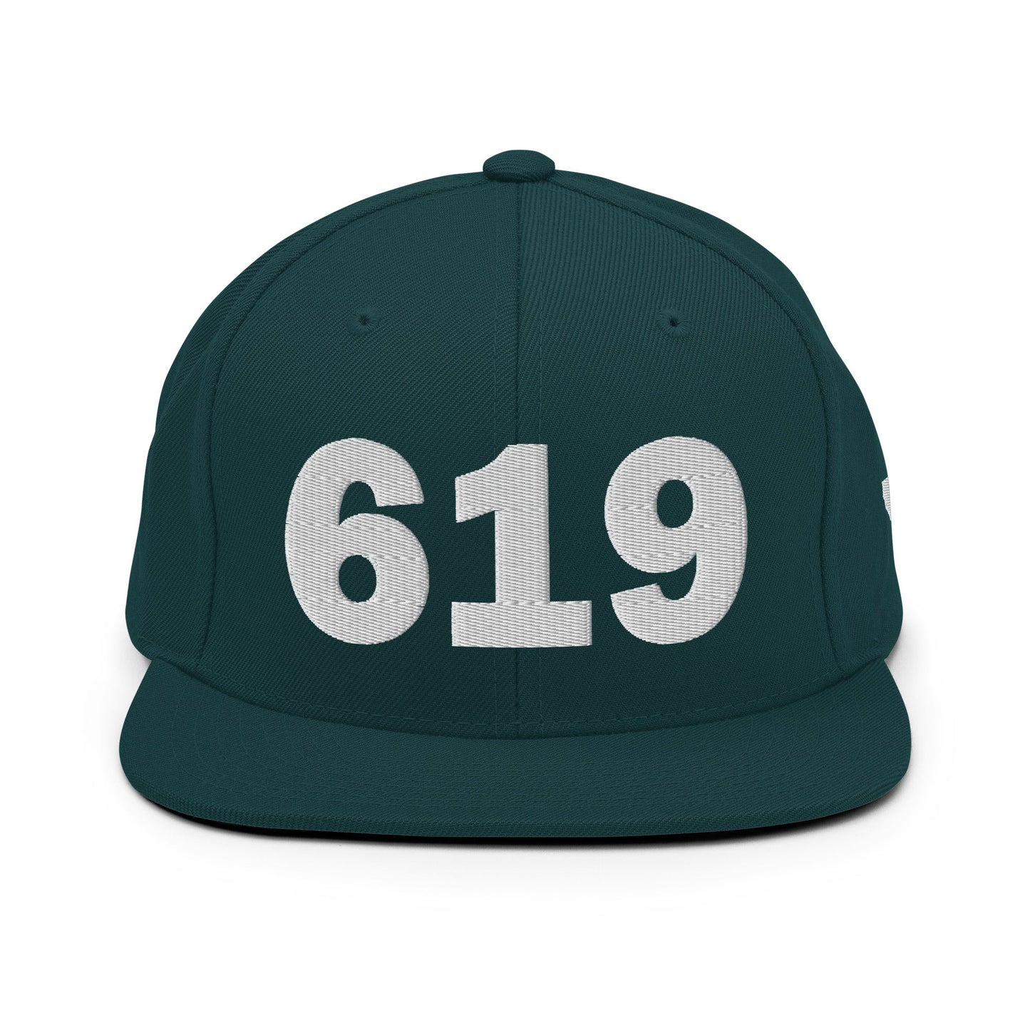 619 Area Code Snapback Hat