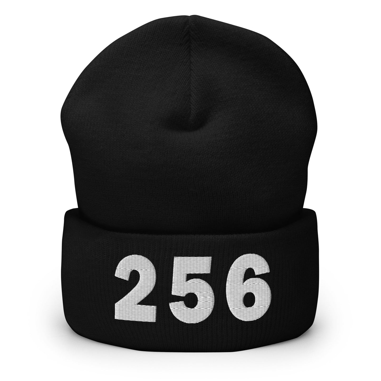 256 Area Code Cuffed Beanie