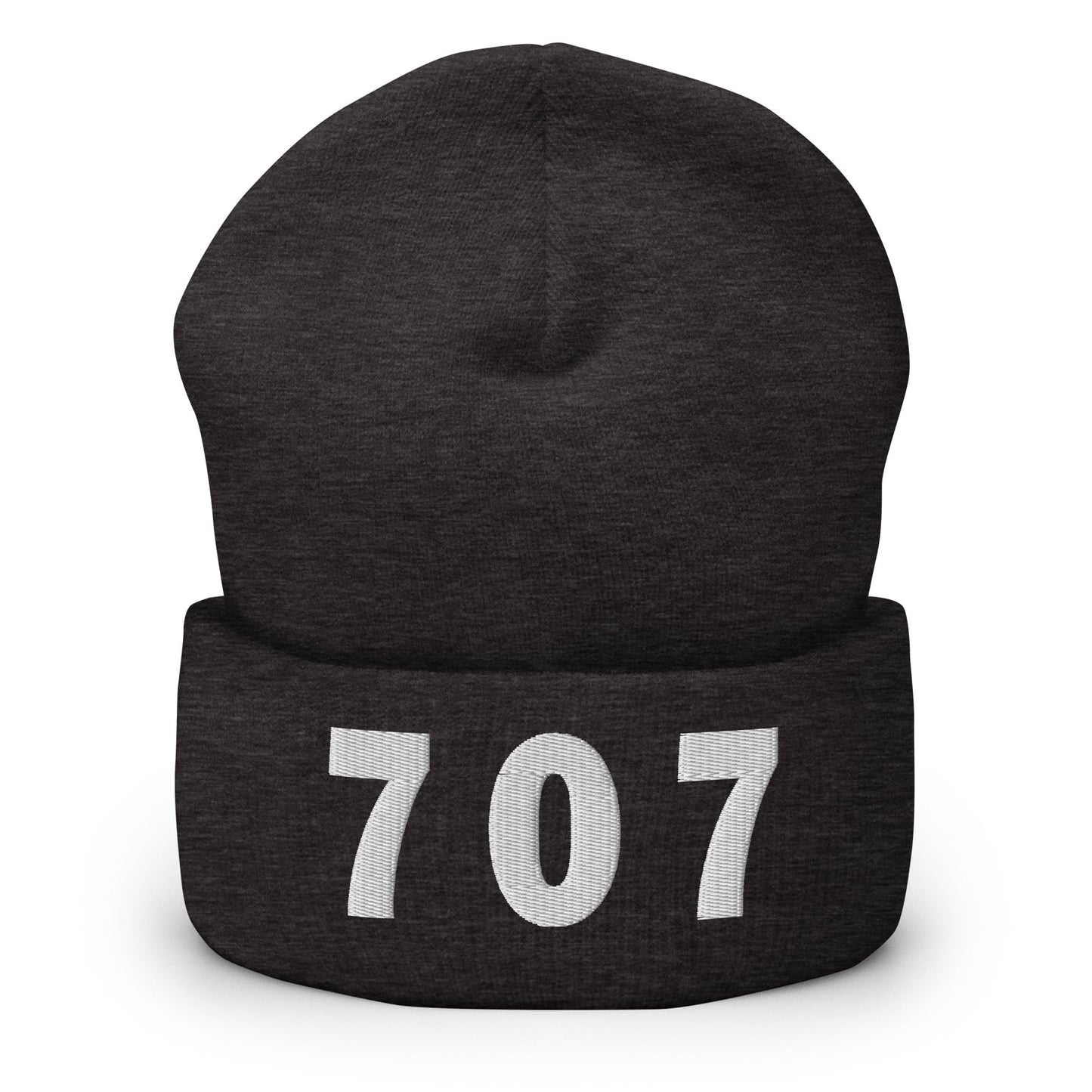 707 Area Code Cuffed Beanie