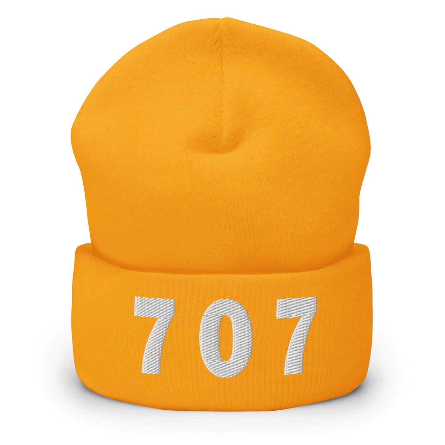 707 Area Code Cuffed Beanie
