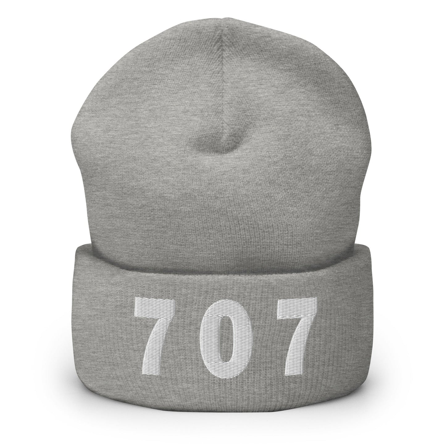 707 Area Code Cuffed Beanie