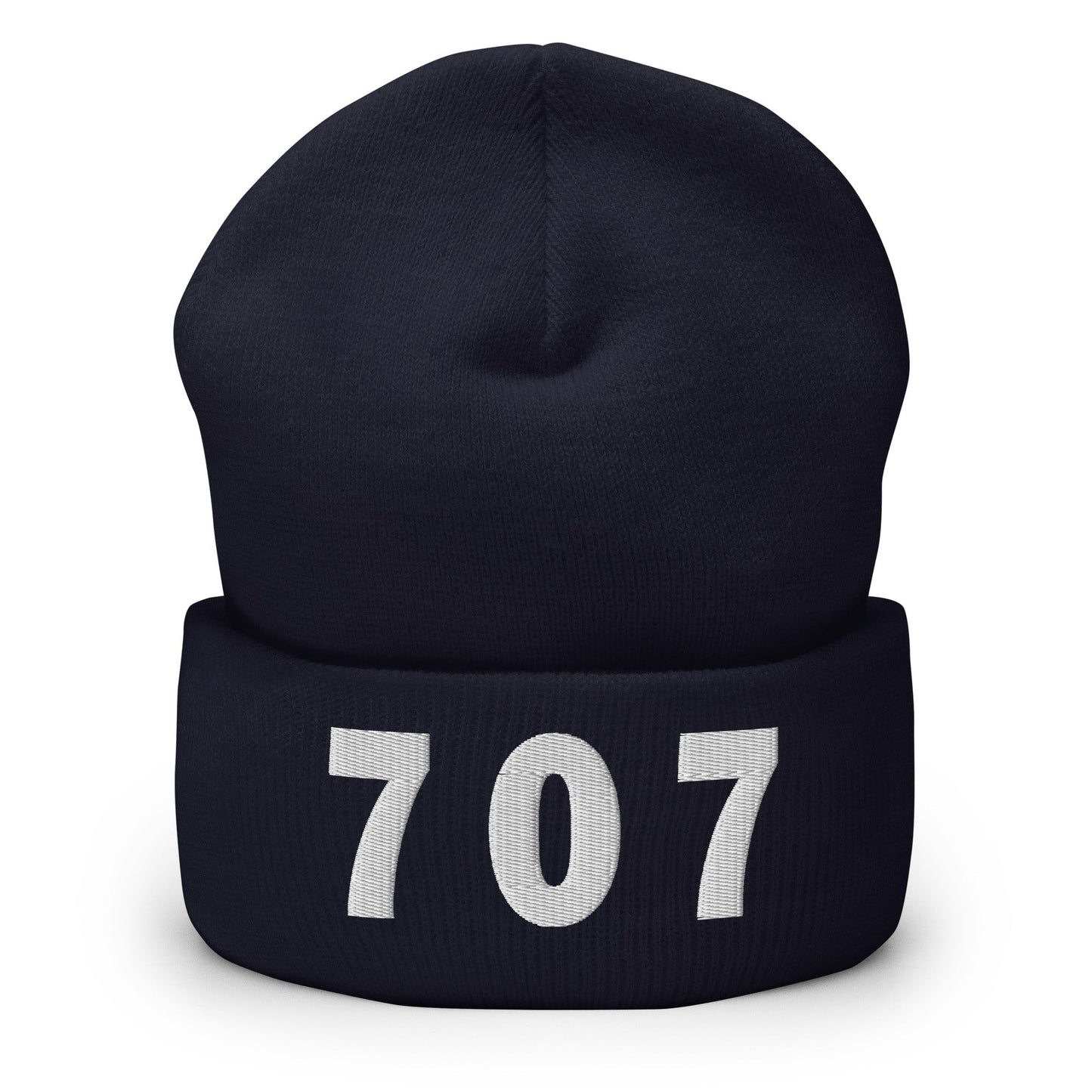 707 Area Code Cuffed Beanie
