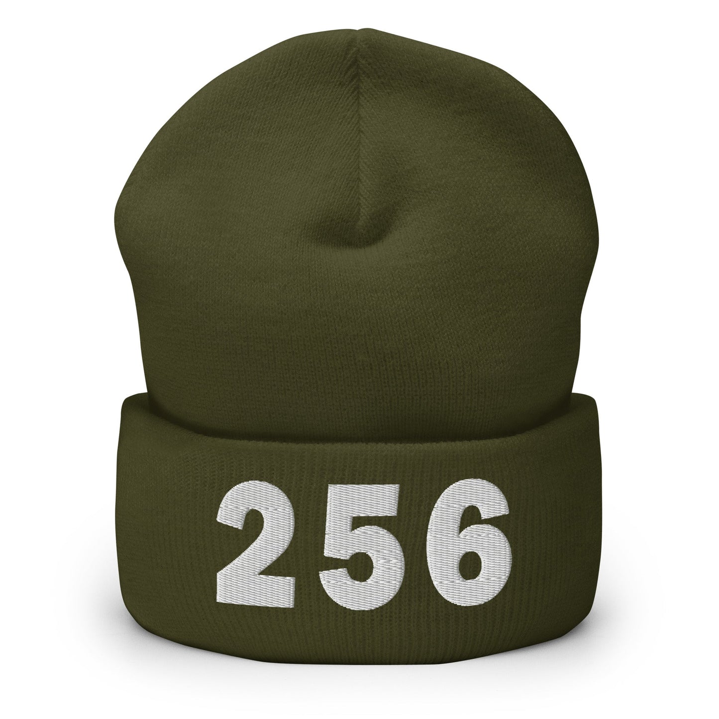 256 Area Code Cuffed Beanie