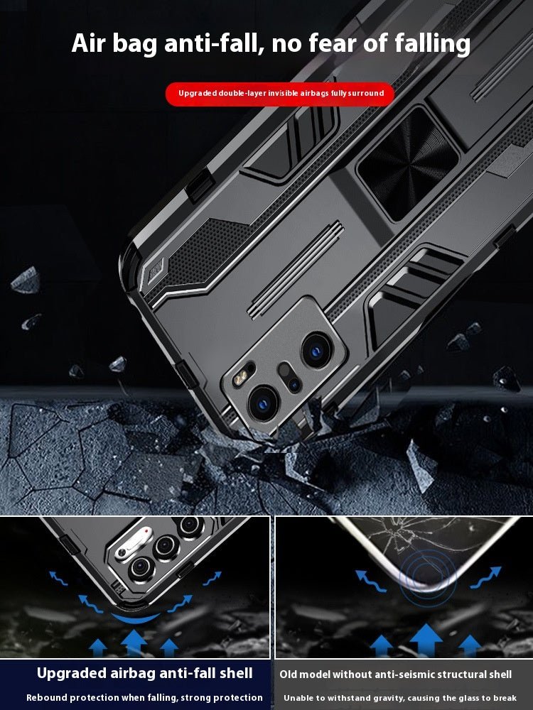 All-inclusive Phone Case Hard Shell Men's Car Magnetic Integrated Support