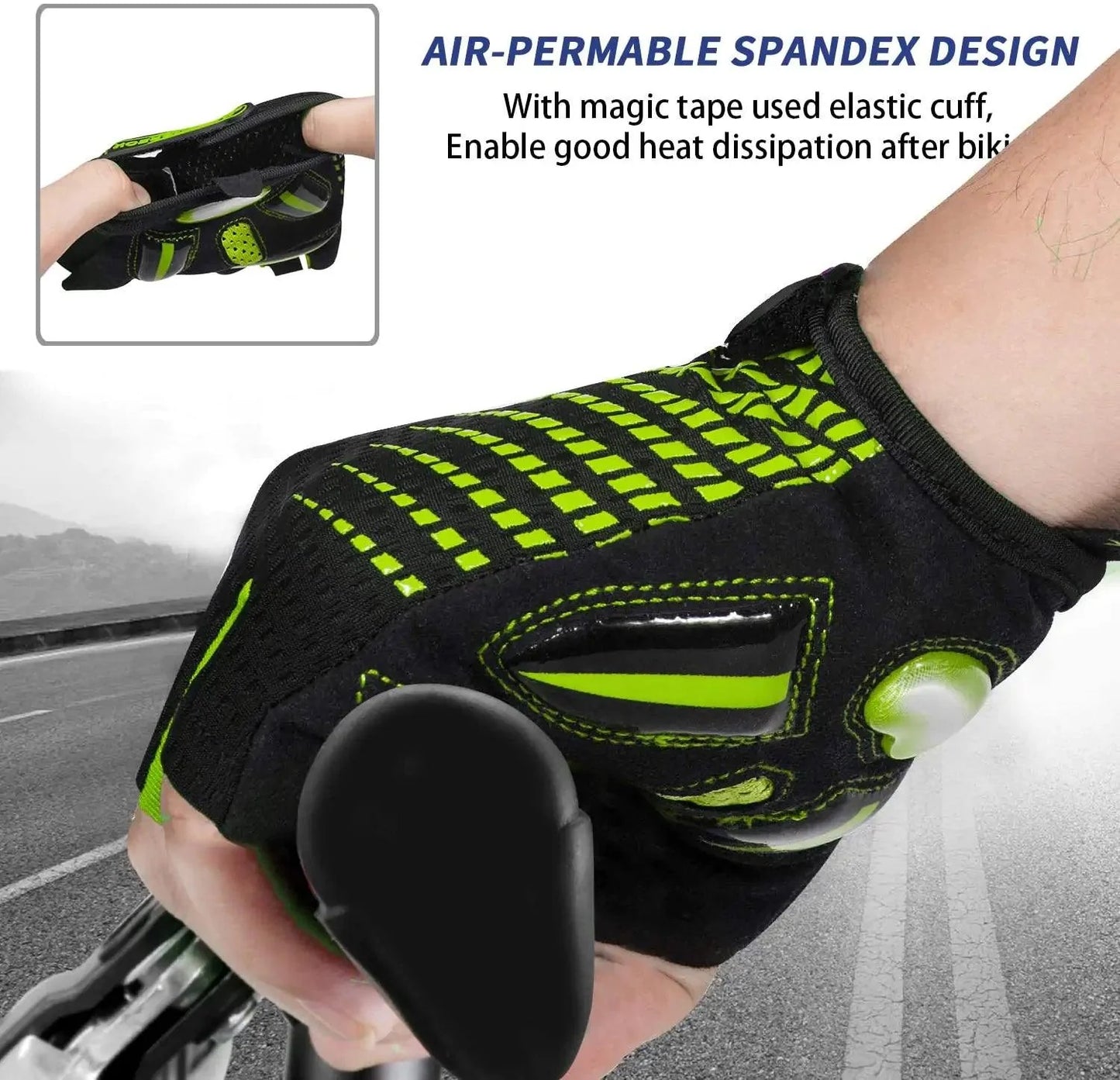 RideGuard Half Finger Cycling Gloves