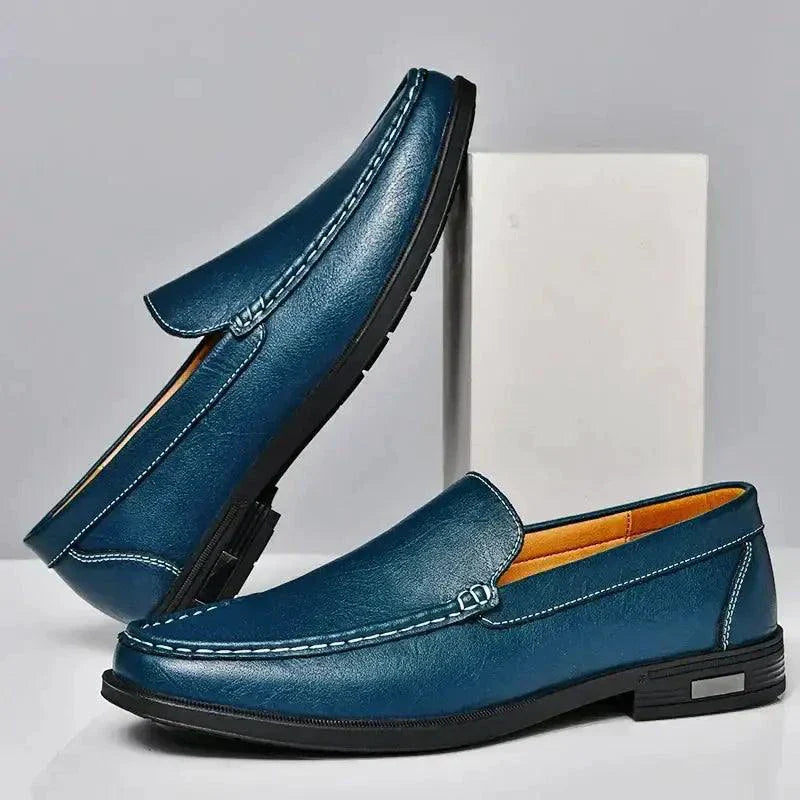 Eco-Chic Leather Loafers
