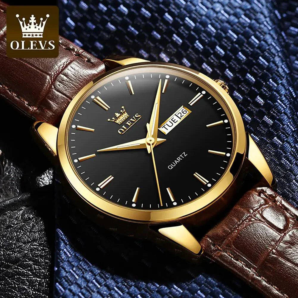 Elegant Leather Timepiece