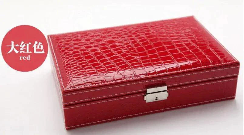 Elegant Leather Vanity Case