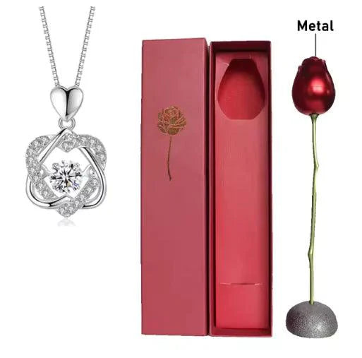 Elegant Rose Gold Heart Necklace