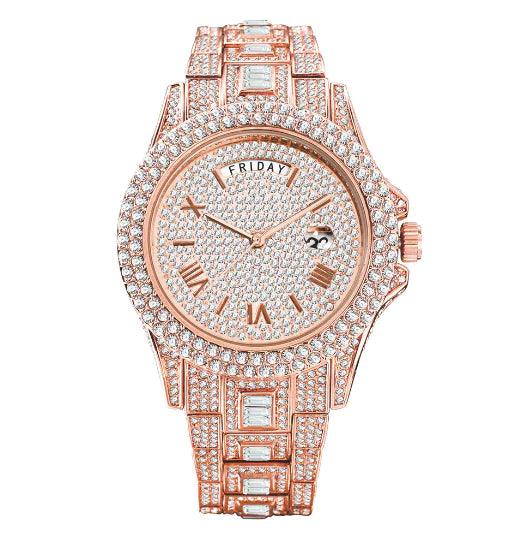 Gentlemen's Gold Luxe Watch