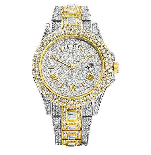Gentlemen's Gold Luxe Watch