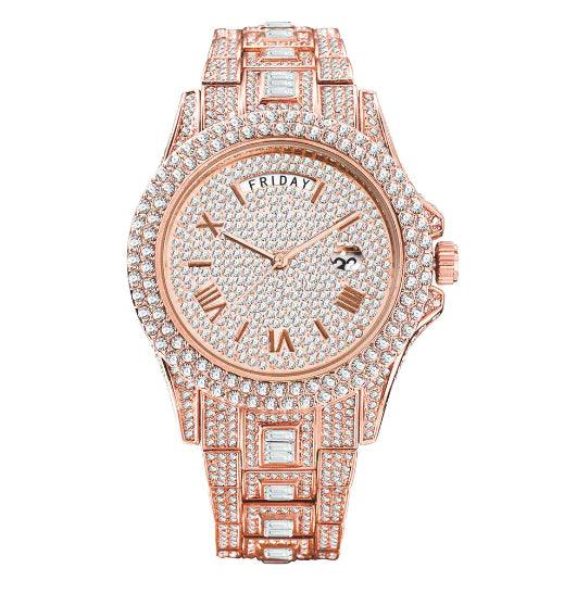 Gentlemen's Gold Luxe Watch