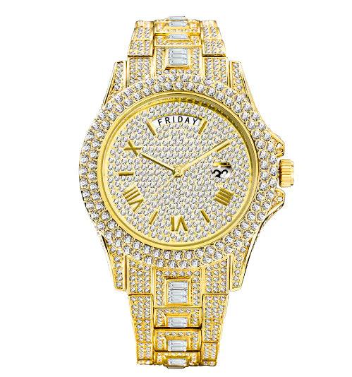 Gentlemen's Gold Luxe Watch