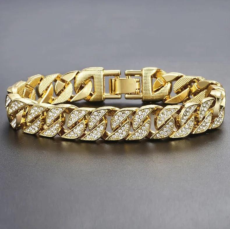 Men's Luxe Gold Chain Bracelet