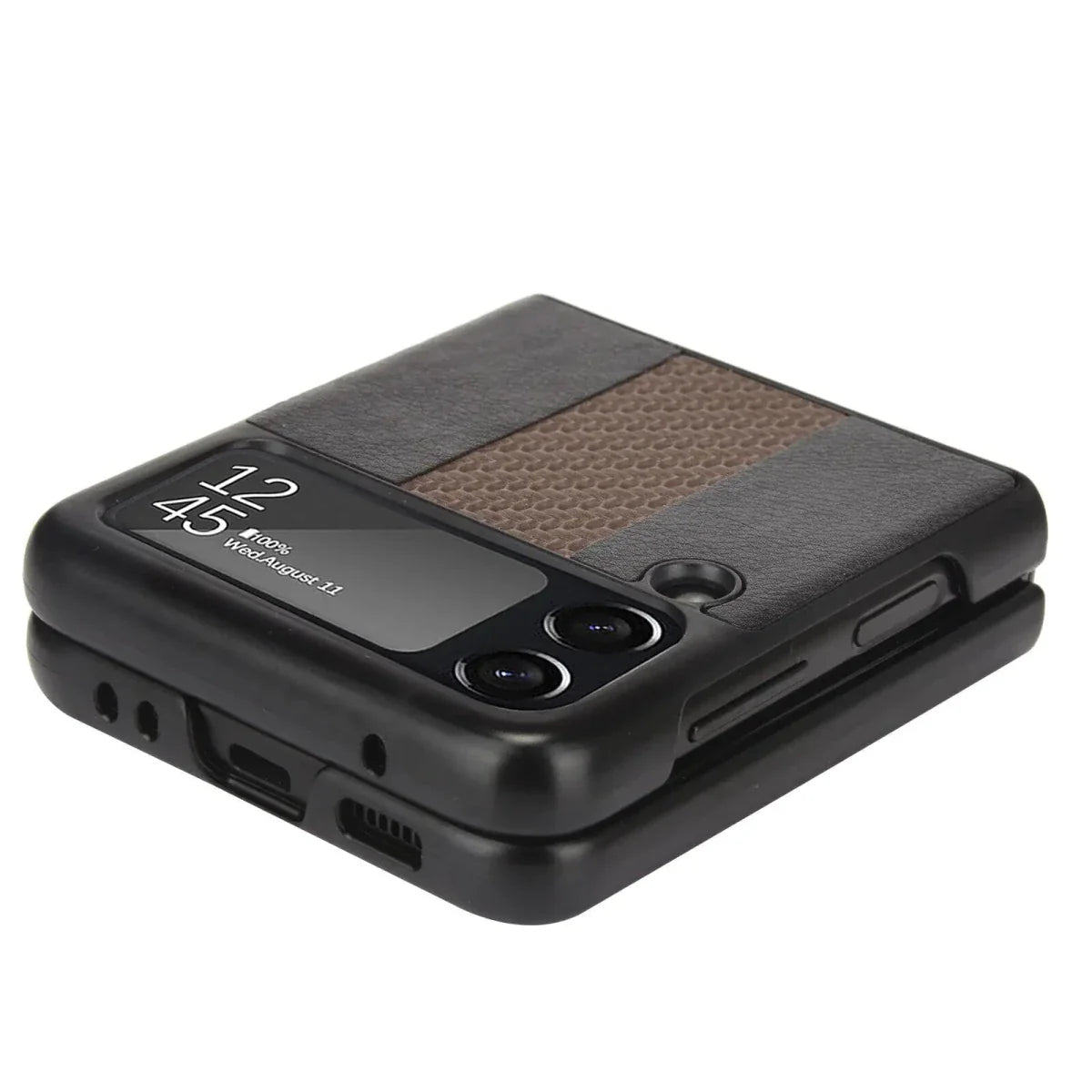 Samsung Z Flip 3 5G Leather Folding Case