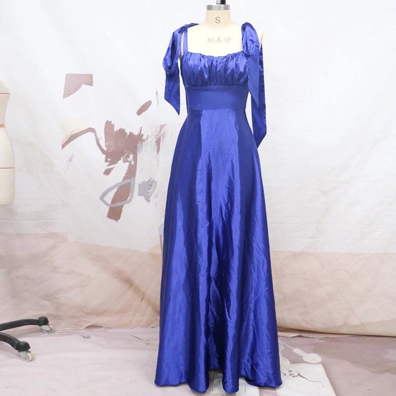 Fashion Dress Sleeveless Camisole Gown Evening Bridesmaid Dress Women