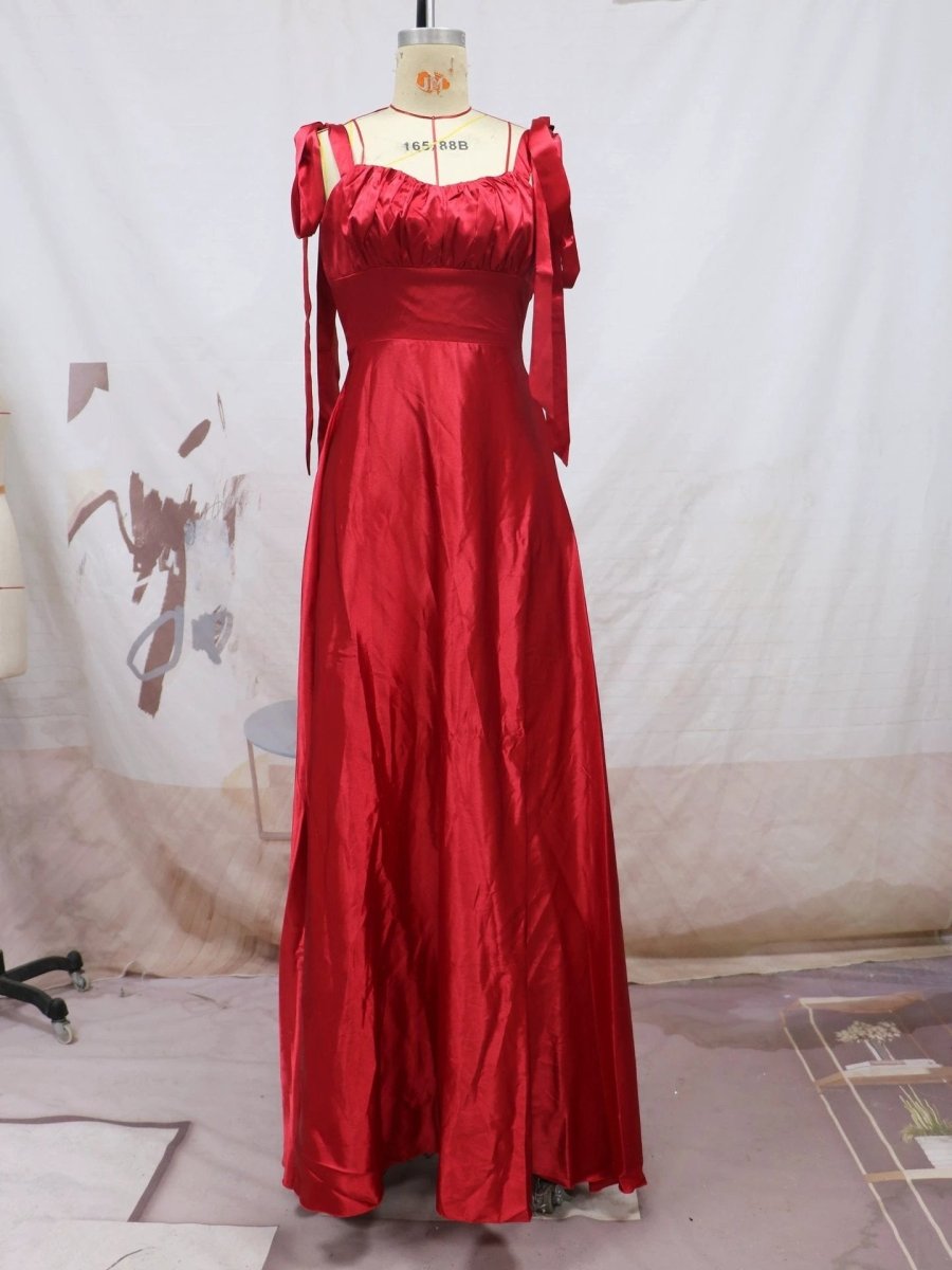 Fashion Dress Sleeveless Camisole Gown Evening Bridesmaid Dress Women