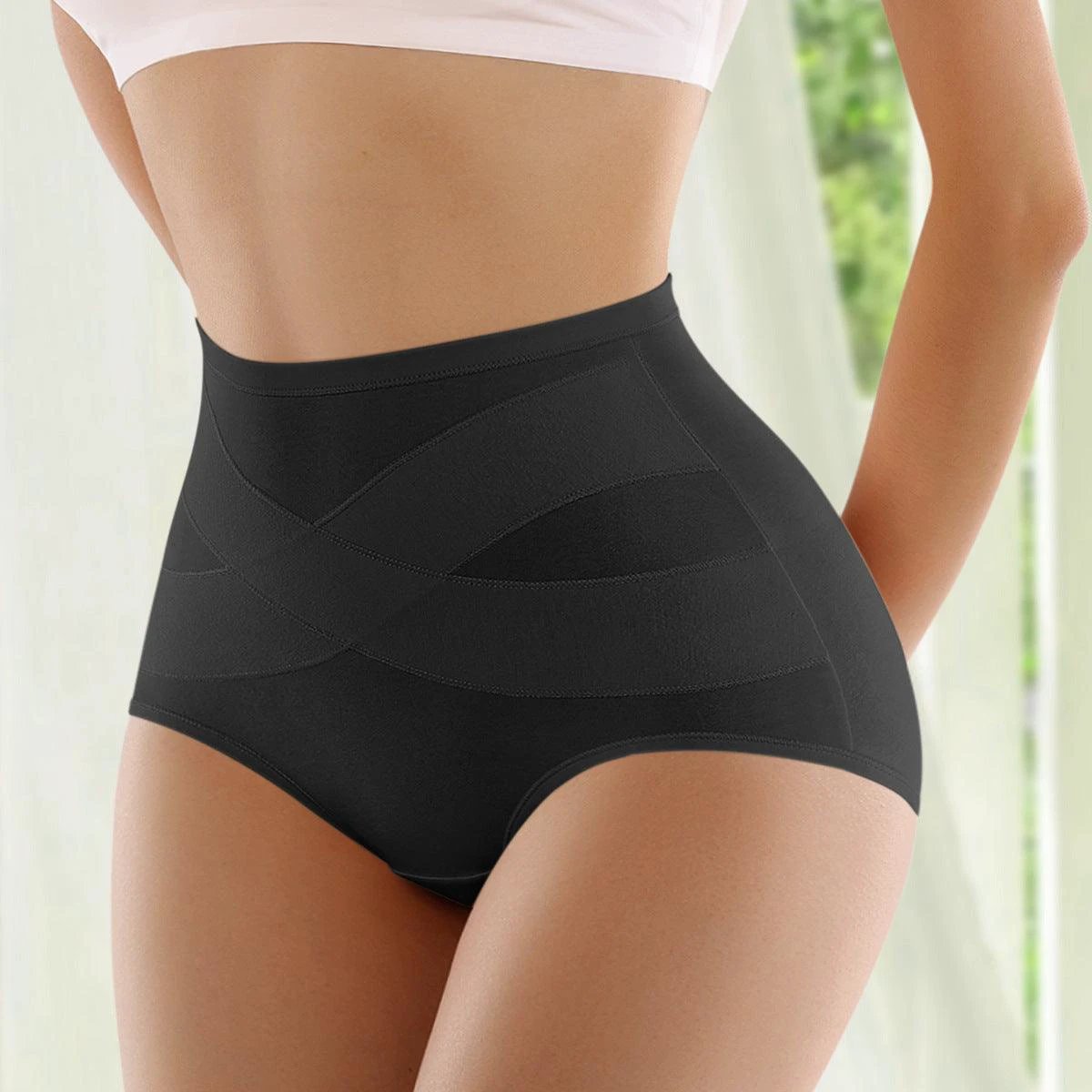High Waist Shaping Briefs for Confident Curves - Large Size Ladies’ Underwear