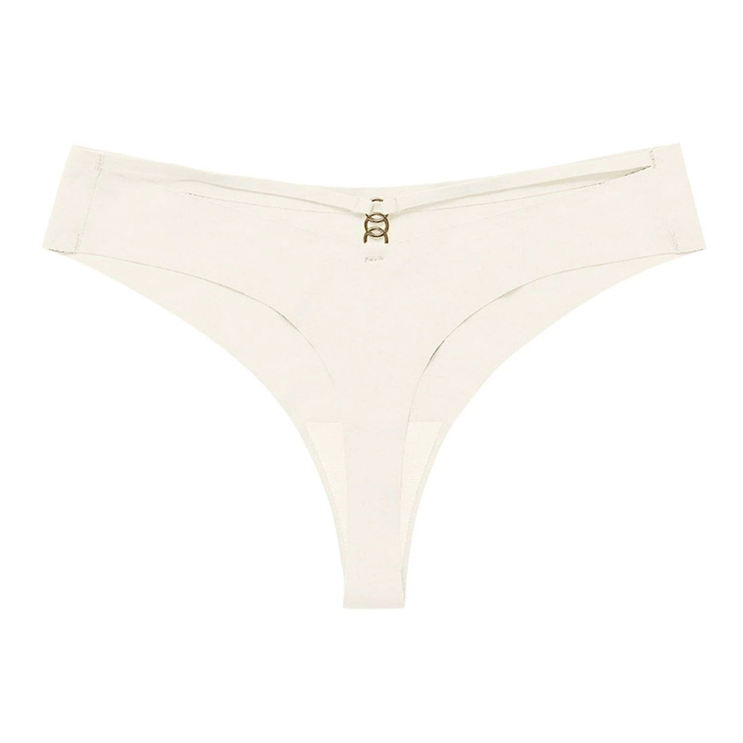 Ice Silk G-String Thong Set for Women | Seamless Low-Waist with Hollow Out T-Back Design | Confidently Sexy Lingerie