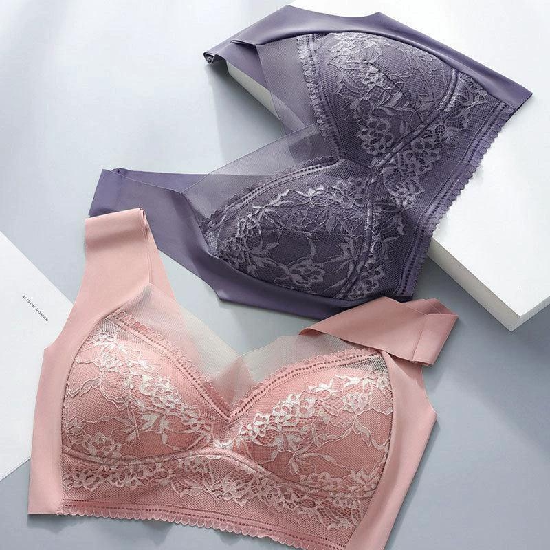 Summer Breeze Ice Silk Seamless Bra - Ultra-Comfort & Breathable Fit for Effortless Style