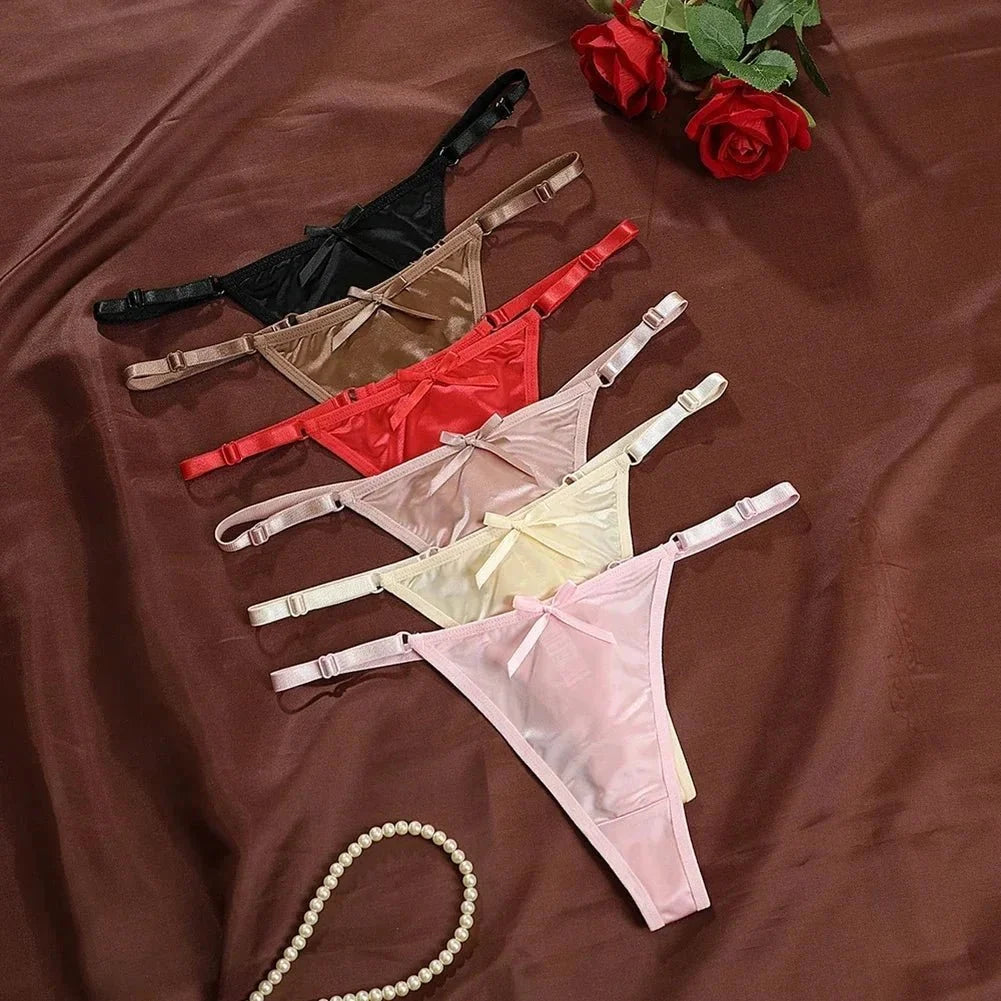 Ice Silk Panties Women Lingerie Underwear Low Waist Seamless Quick-drying Skin-friendly Breathable Briefs Women Intimates Brief