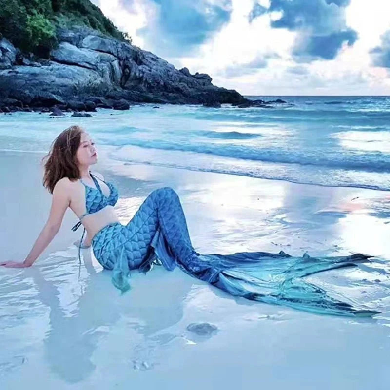China Factory  Mermaid Tails Swimsuit Mermaid Skins Shiny Swimsuit