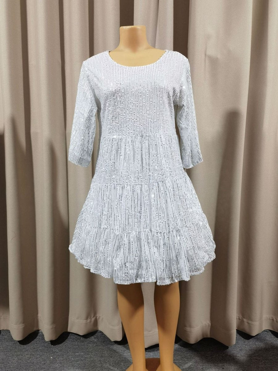 Cross-Border Fashion Sequined Dress - Europe & US Style