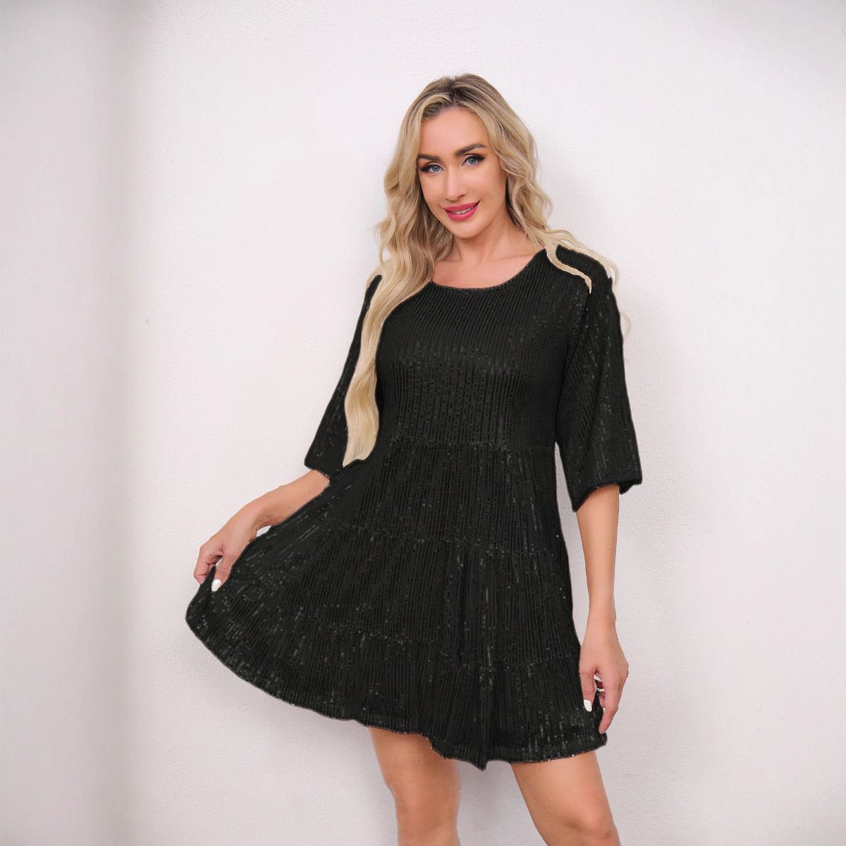 Cross-Border Fashion Sequined Dress - Europe & US Style