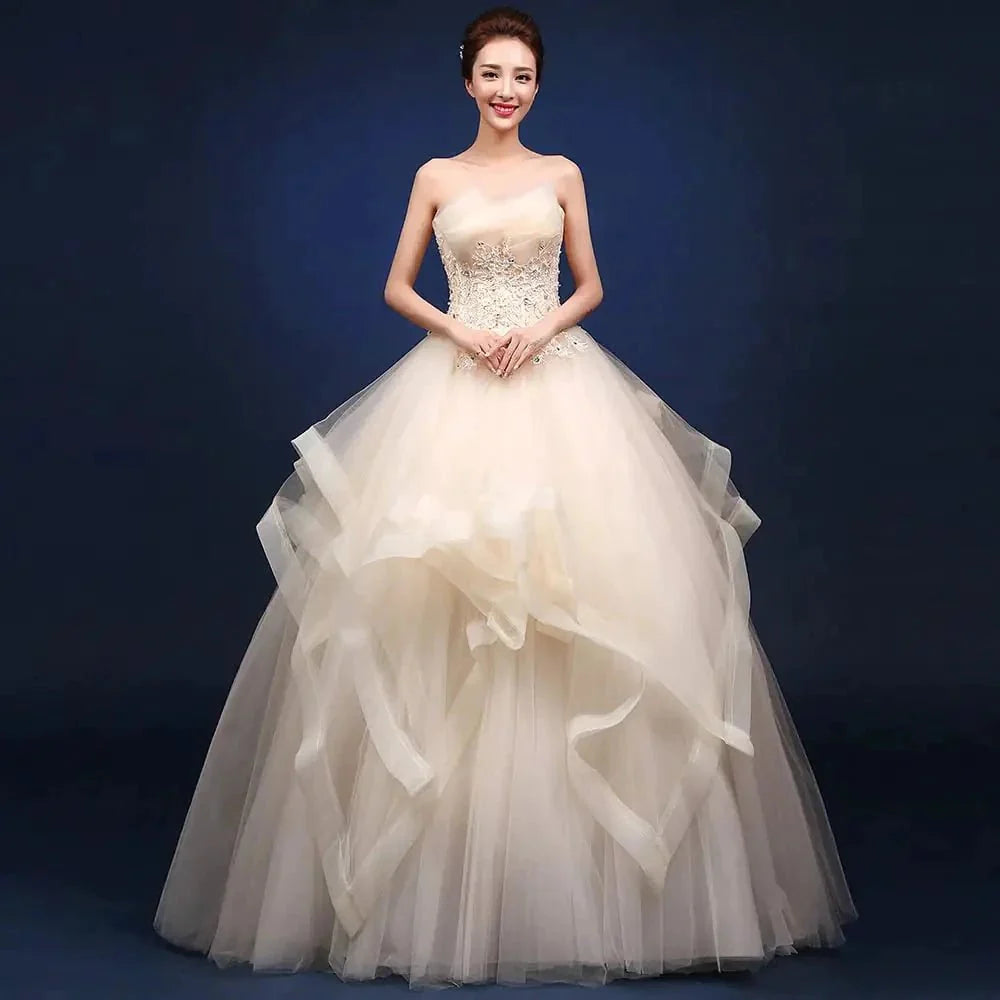 Elegant One-Shoulder Bridal Gowns