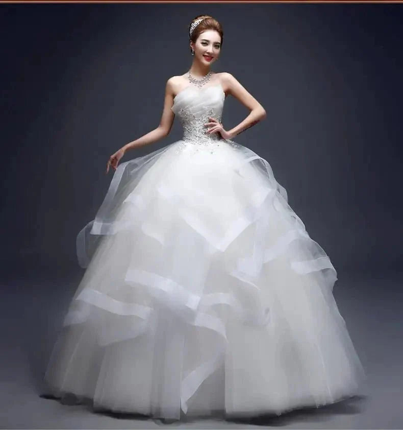 Elegant One-Shoulder Bridal Gowns
