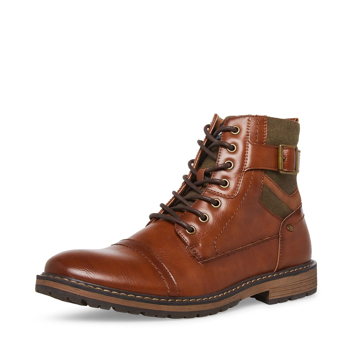 Madden Men's Titan Cap Toe Combat Boots