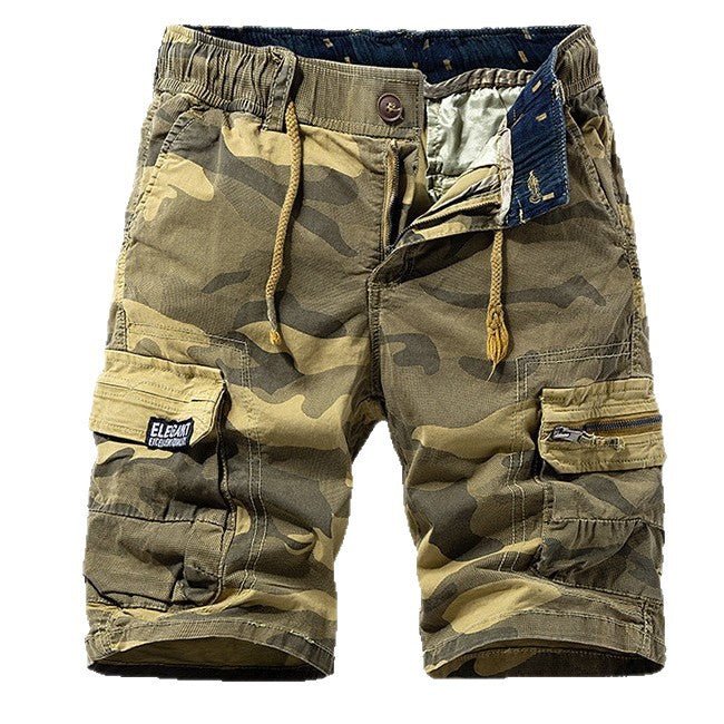 Men's Camo Street Outdoor Stretch Tooling Shorts