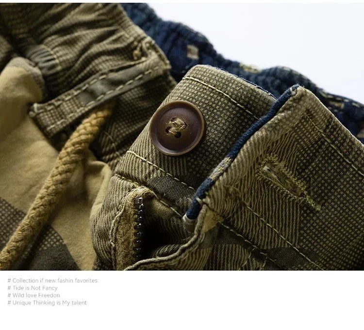 Men's Camo Street Outdoor Stretch Tooling Shorts