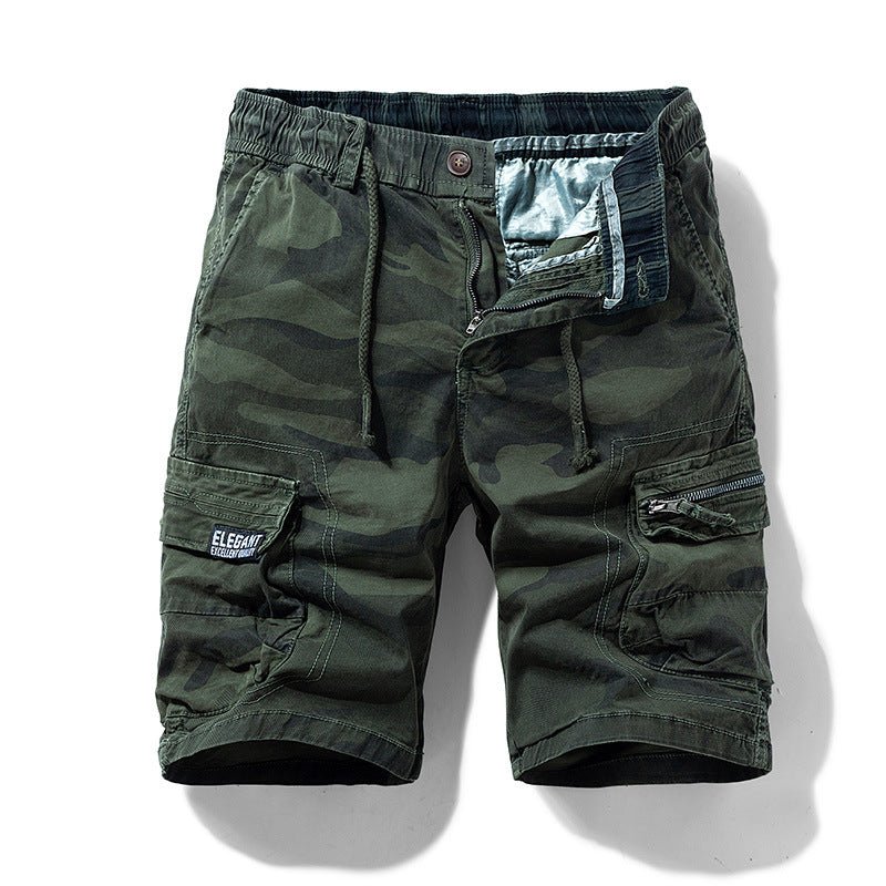 Men's Camo Street Outdoor Stretch Tooling Shorts