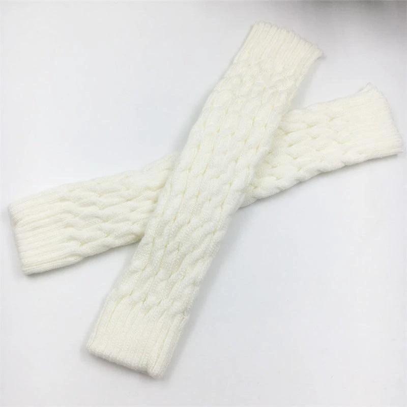 Knitted Warm Daytime Wool Leggings Knee High Socks