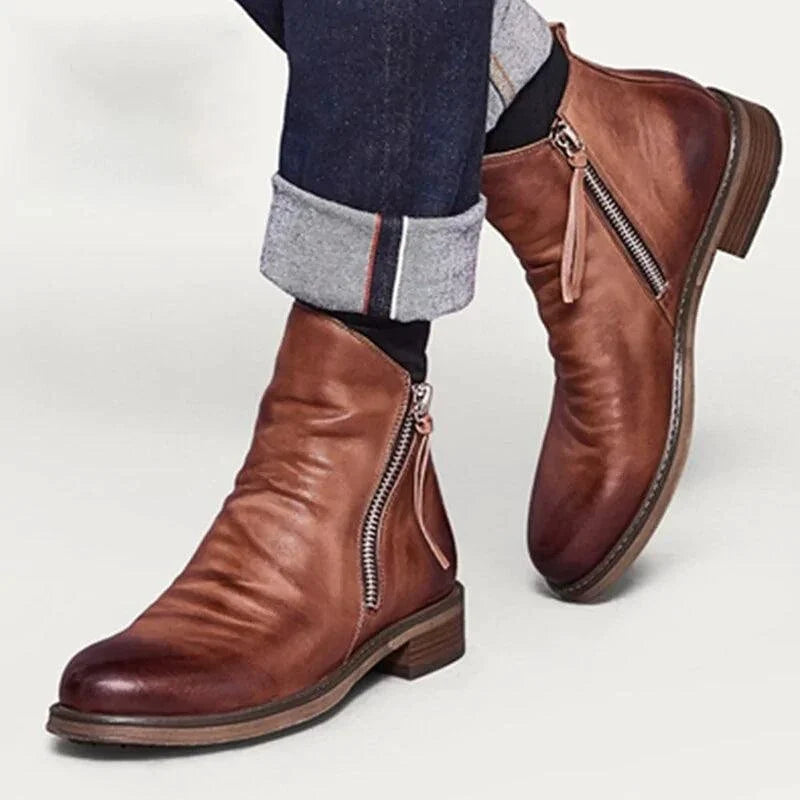 Men's Premium Leather Martin Boots