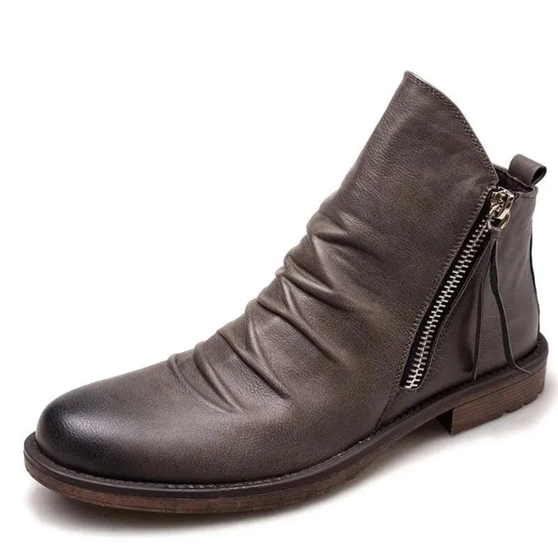 Men's Premium Leather Martin Boots