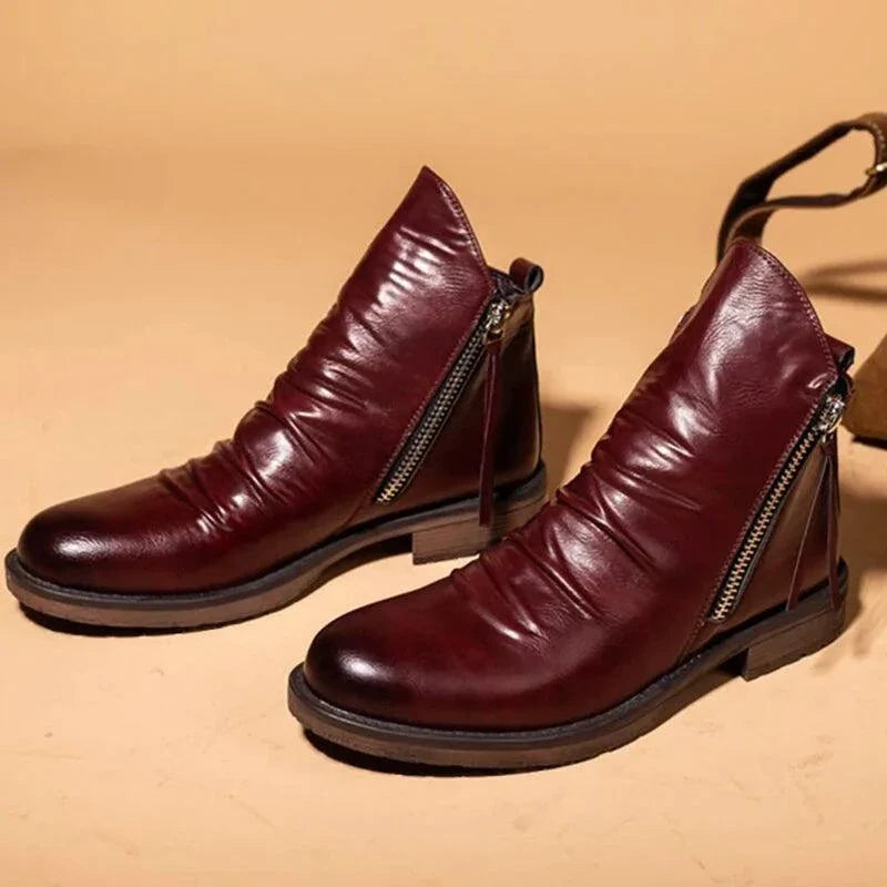 Men's Premium Leather Martin Boots