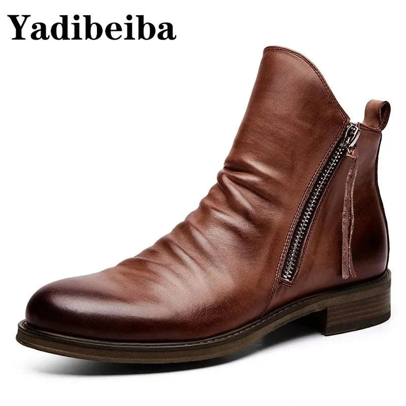 Men's Premium Leather Martin Boots